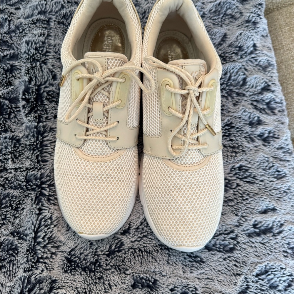 Michael Kors Cream Sneakers